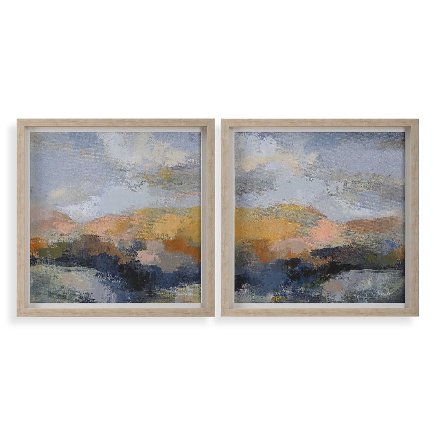 UTTERMOST Dusk Framed Prints Set Of 2 - Art