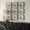UTTERMOST Equine Dynasty Framed Prints Set Of 9 - Art