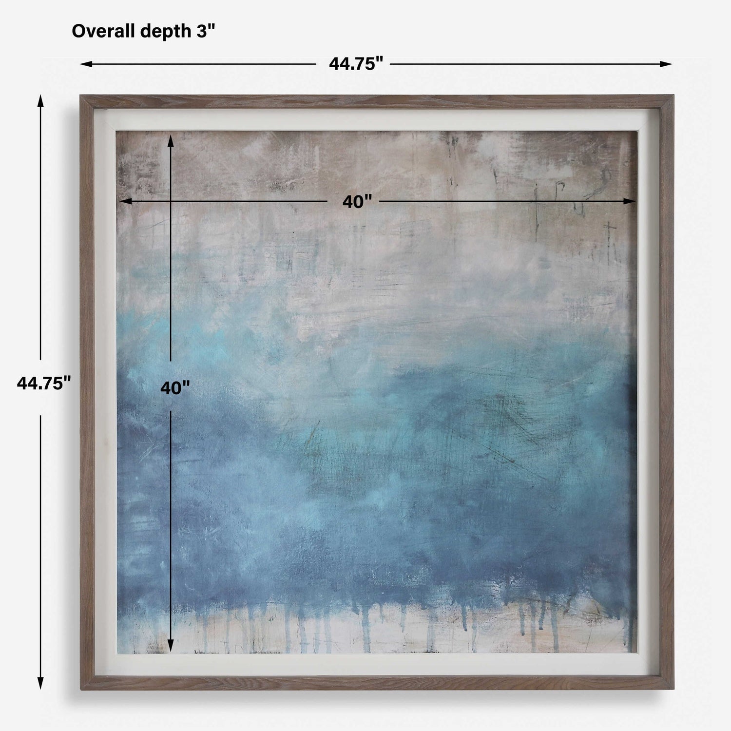 UTTERMOST SERENITY PAUSED FRAMED ABSTRACT PRINT - Art