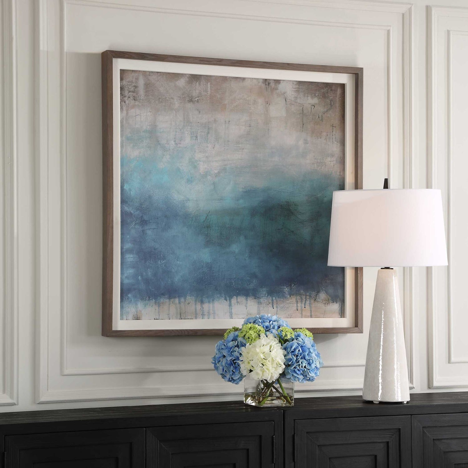 UTTERMOST Serenity Paused Framed Abstract Print - Art
