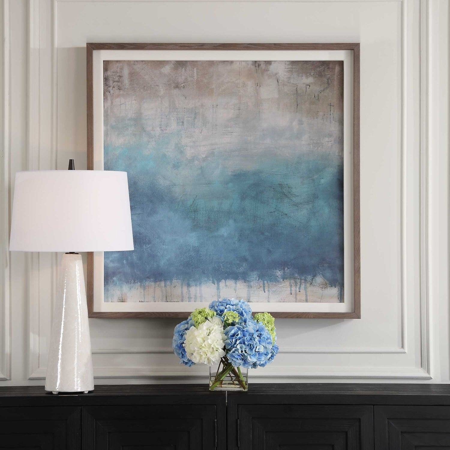 UTTERMOST SERENITY PAUSED FRAMED ABSTRACT PRINT - Art