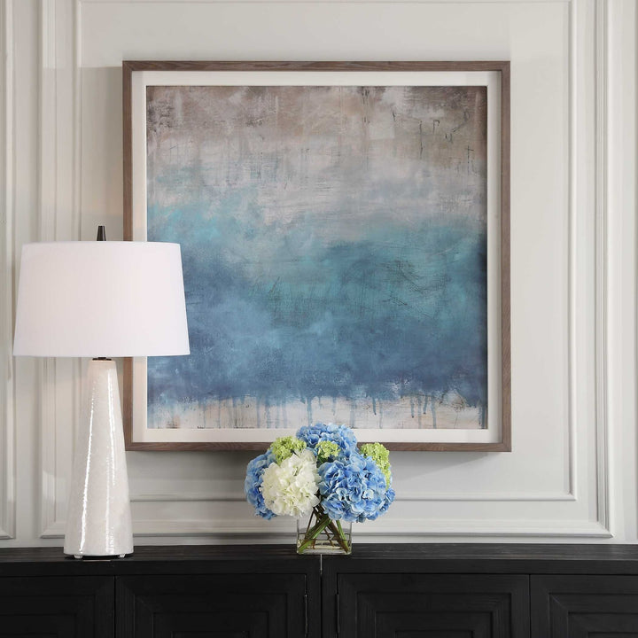 UTTERMOST SERENITY PAUSED FRAMED ABSTRACT PRINT - Art