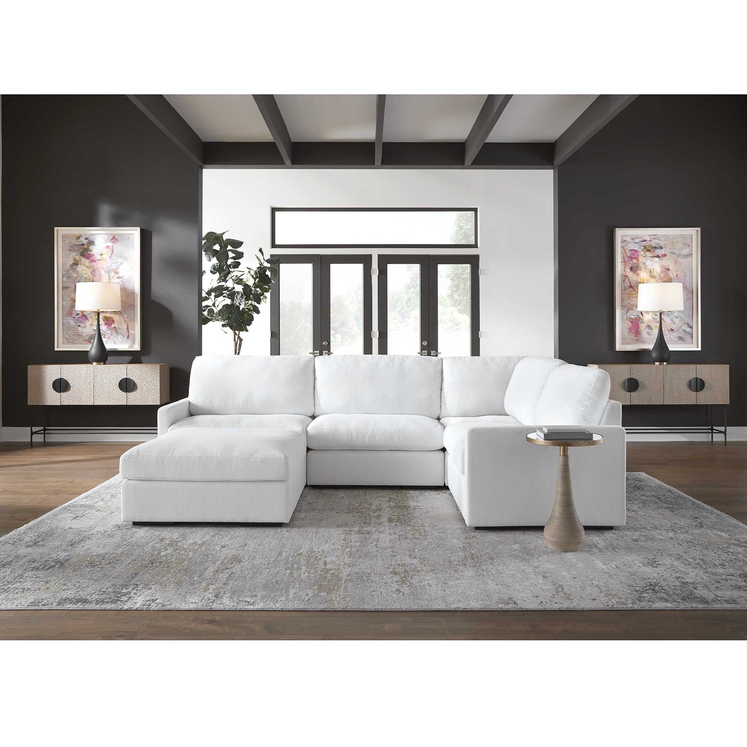 UTTERMOST METROPOLITAN RUSH ABSTRACT PRINTS - Art