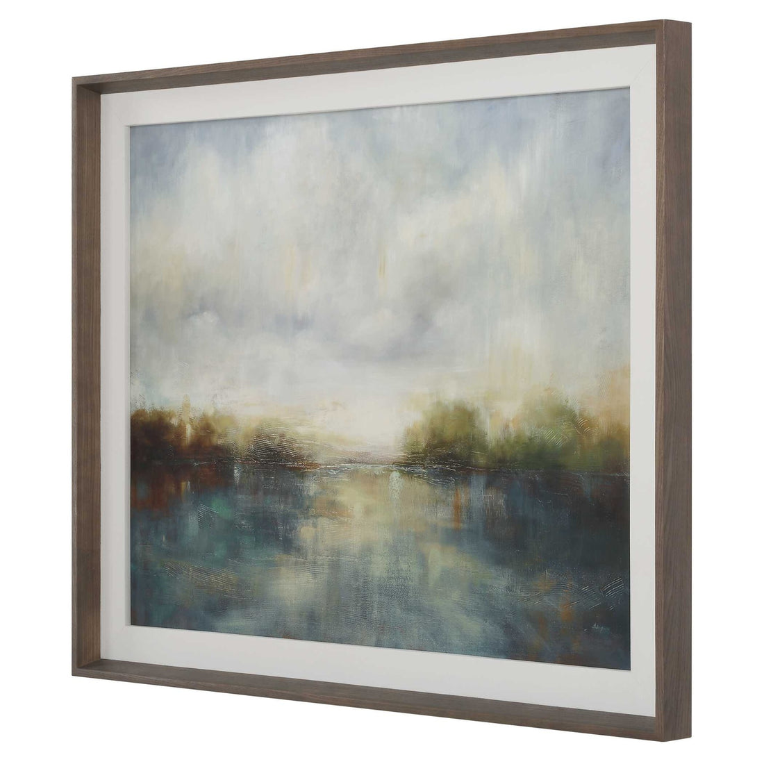 UTTERMOST Reverie Framed Abstract Lake Print - Art