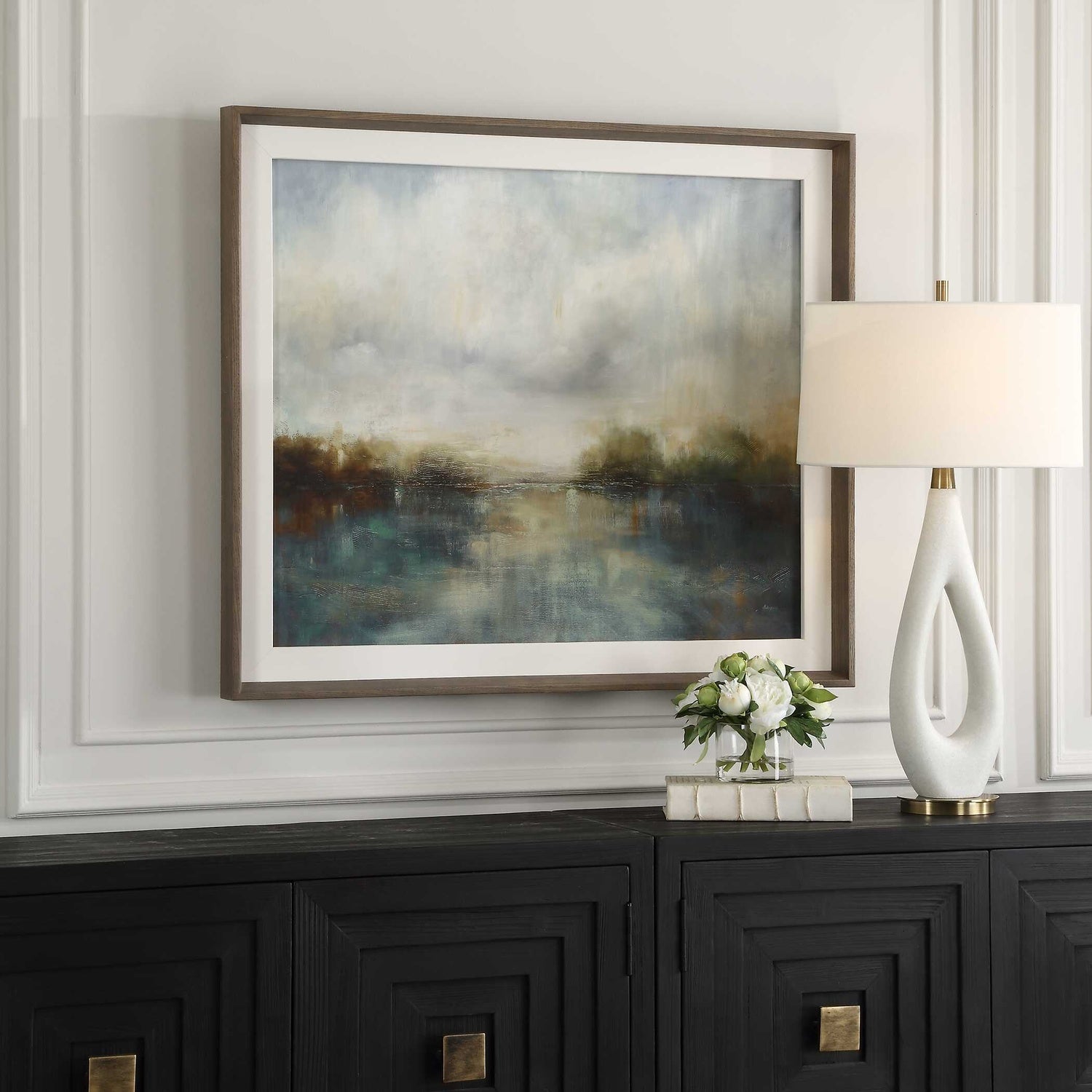 UTTERMOST REVERIE FRAMED ABSTRACT LAKE PRINT - Art