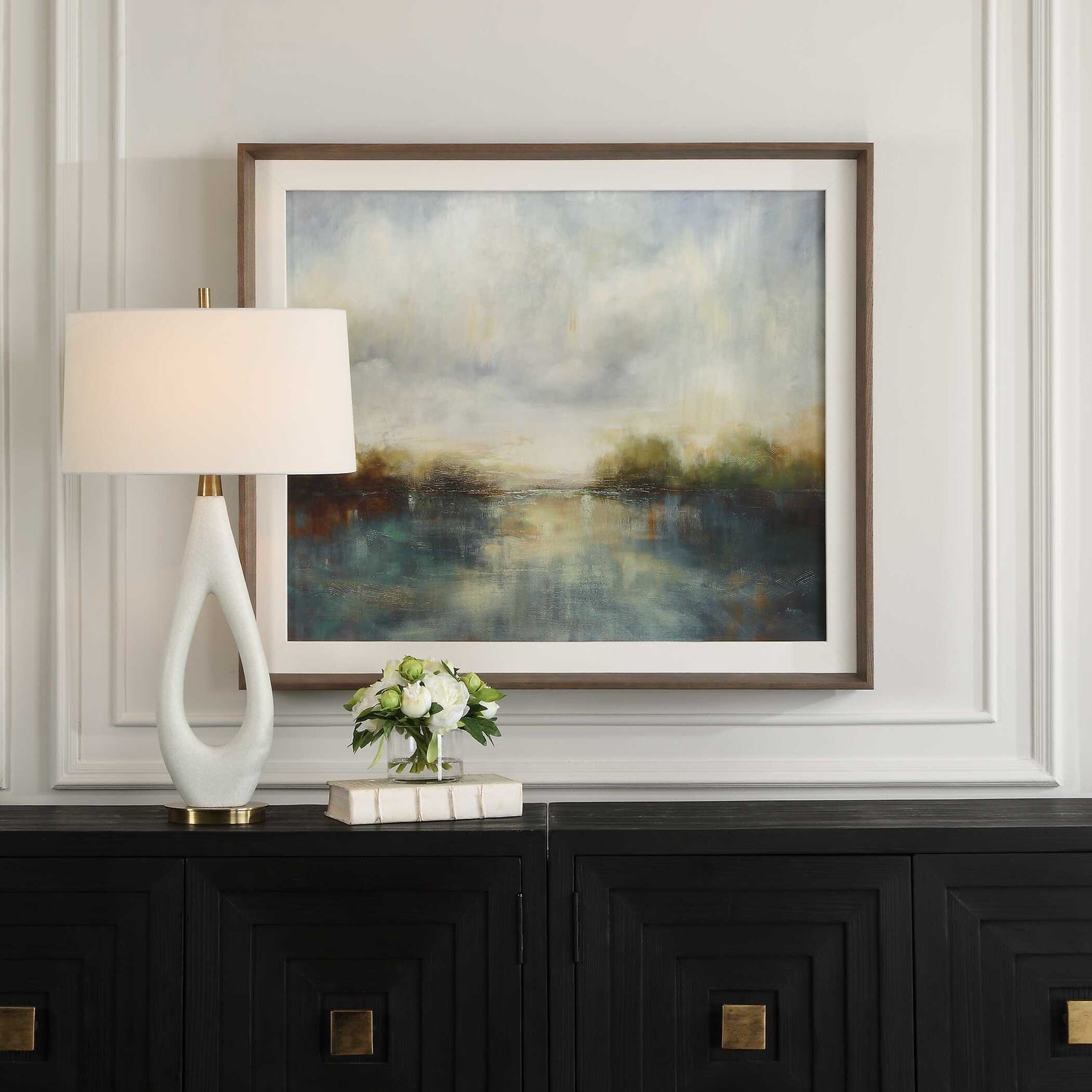 UTTERMOST REVERIE FRAMED ABSTRACT LAKE PRINT - Art
