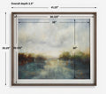 UTTERMOST Reverie Framed Abstract Lake Print - Art