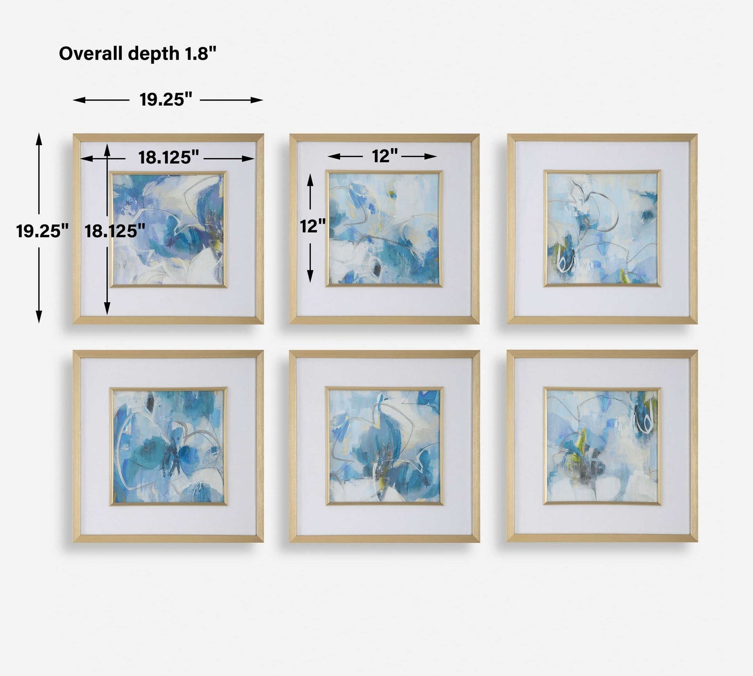 UTTERMOST FRESH START ABSTRACT PRINTS - Art