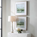 UTTERMOST Soft Sage Abstract Landscape Prints Set Of 2 - Art