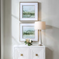 UTTERMOST Soft Sage Abstract Landscape Prints Set Of 2 - Art