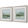 UTTERMOST SOFT SAGE ABSTRACT LANDSCAPE PRINTS - Art