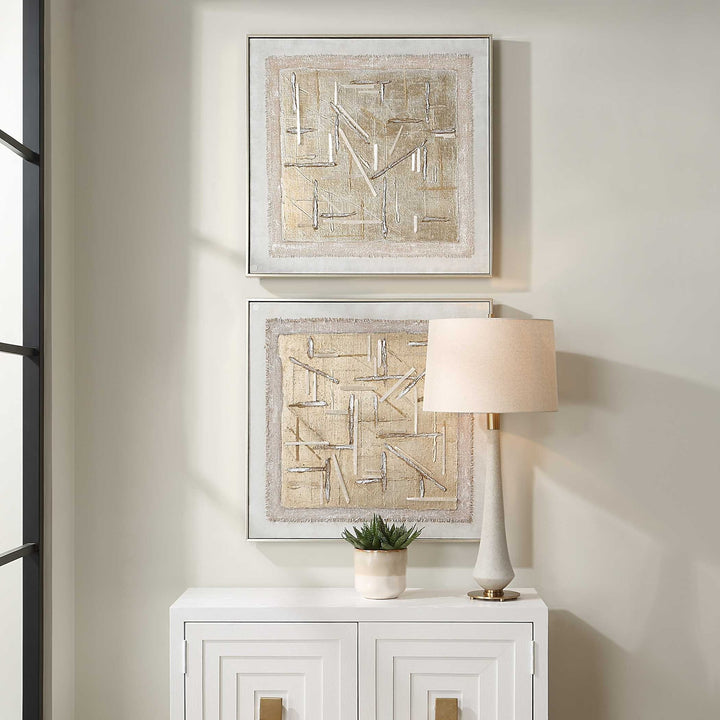 UTTERMOST UNPREDICTABLE HAND PAINTED CANVASES - Art