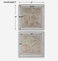 UTTERMOST Unpredictable Hand Painted Canvases Set Of 2 - Art