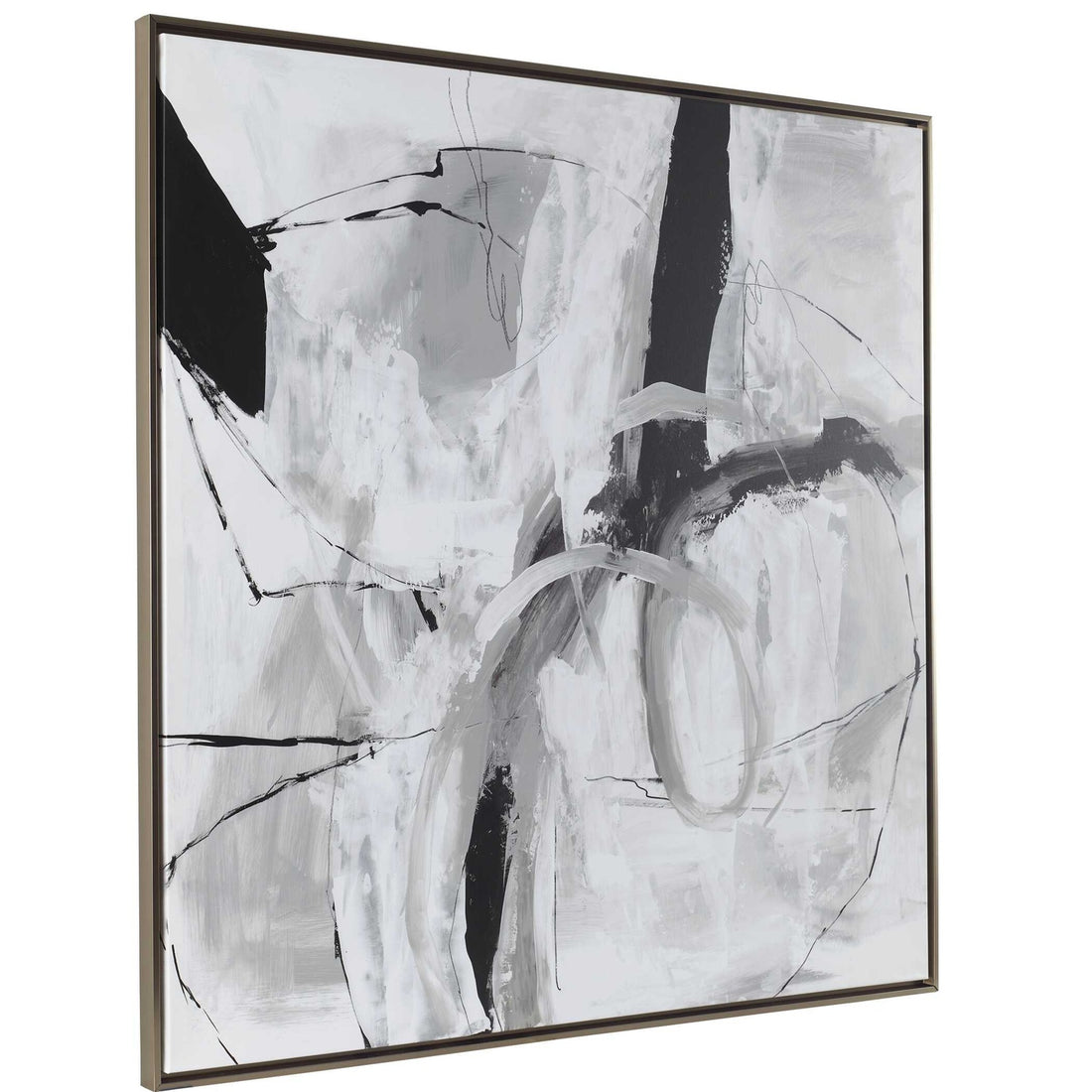 UTTERMOST Looping Eternity Framed Abstract Art - Art