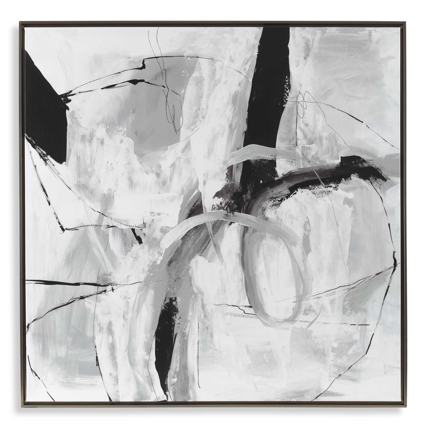 UTTERMOST LOOPING ETERNITY FRAMED ABSTRACT ART - Art
