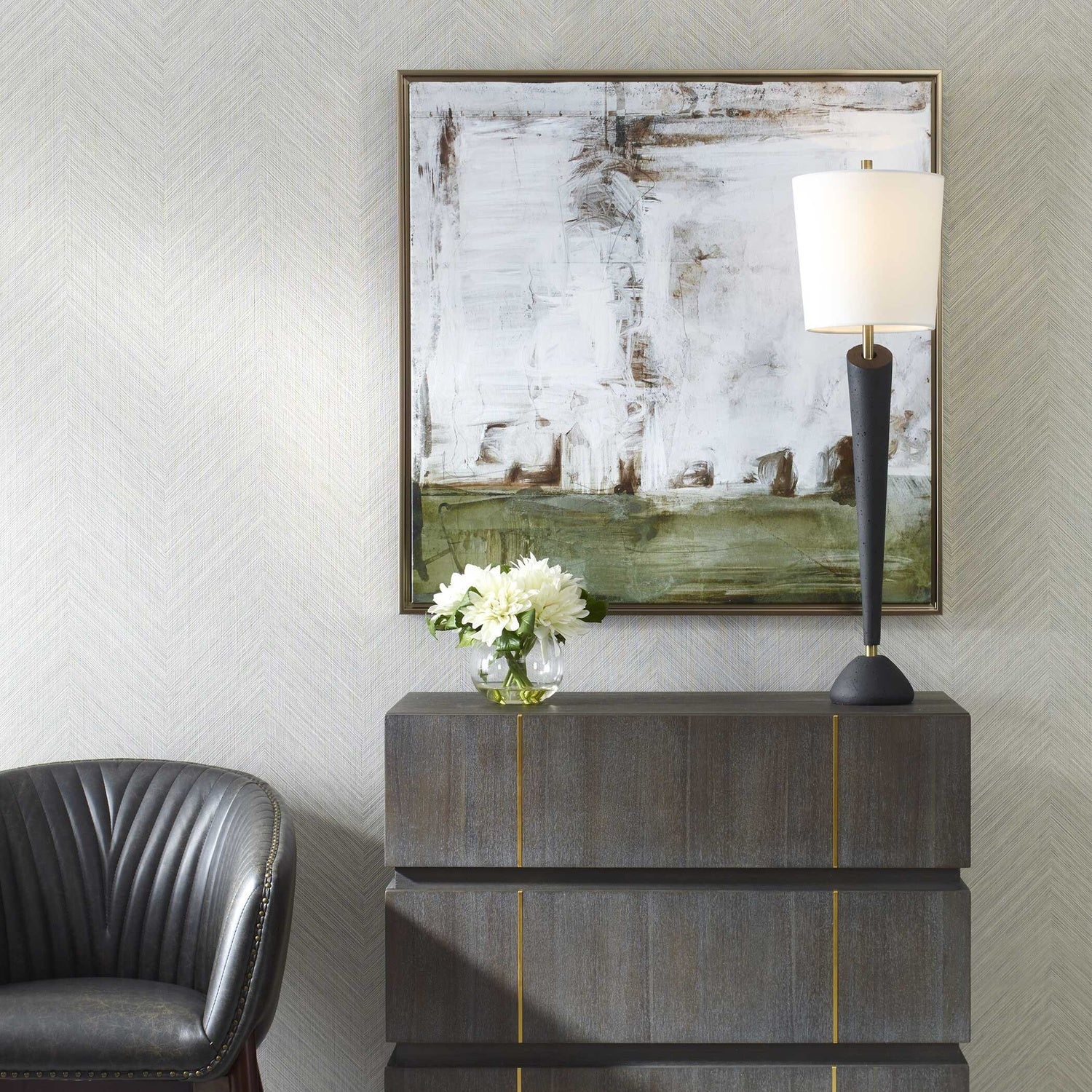 UTTERMOST THE BOARDWALK FRAMED ABSTRACT ART - Art