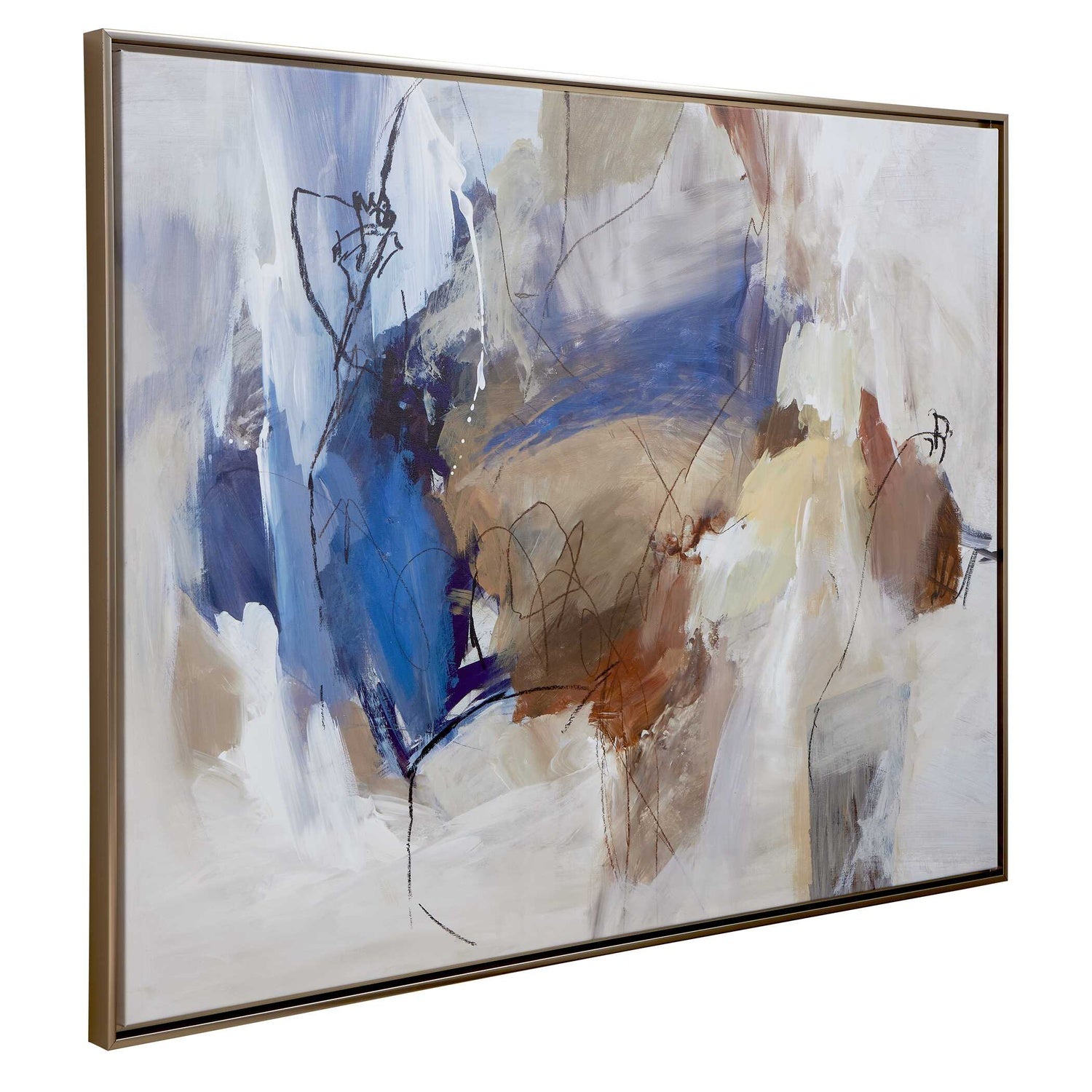 UTTERMOST SUBTLE NUANCES FRAMED ABSTRACT ART - Art