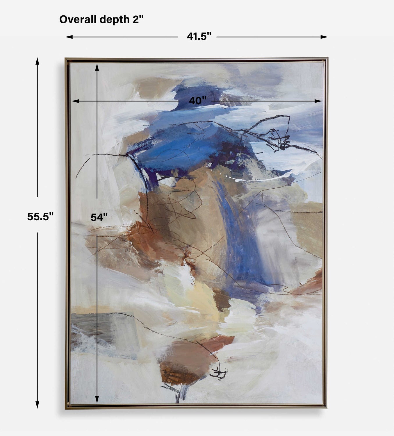 UTTERMOST Subtle Nuances Framed Abstract Art - Art