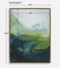UTTERMOST SERENE FRAMED ABSTRACT ART - Art