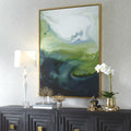 UTTERMOST SERENE FRAMED ABSTRACT ART - Art