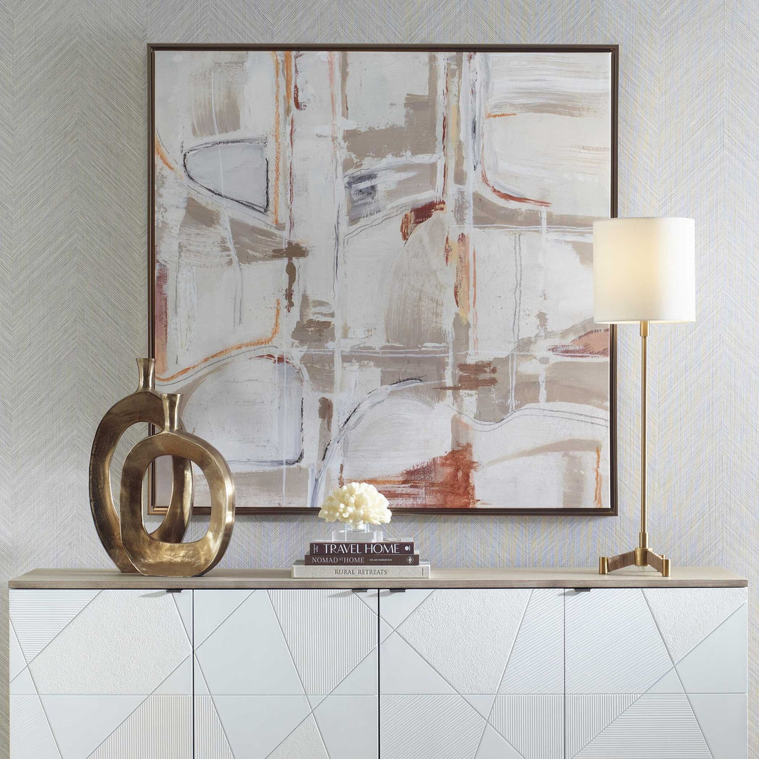 UTTERMOST Neutral Nirvana Abstract Canvas Art - Art