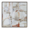 UTTERMOST NEUTRAL NIRVANA ABSTRACT CANVAS ART - Art