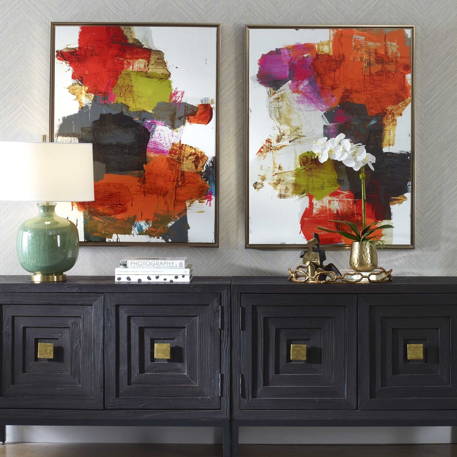 UTTERMOST TRIED AND TRUE FRAMED ABSTRACT ART - Art