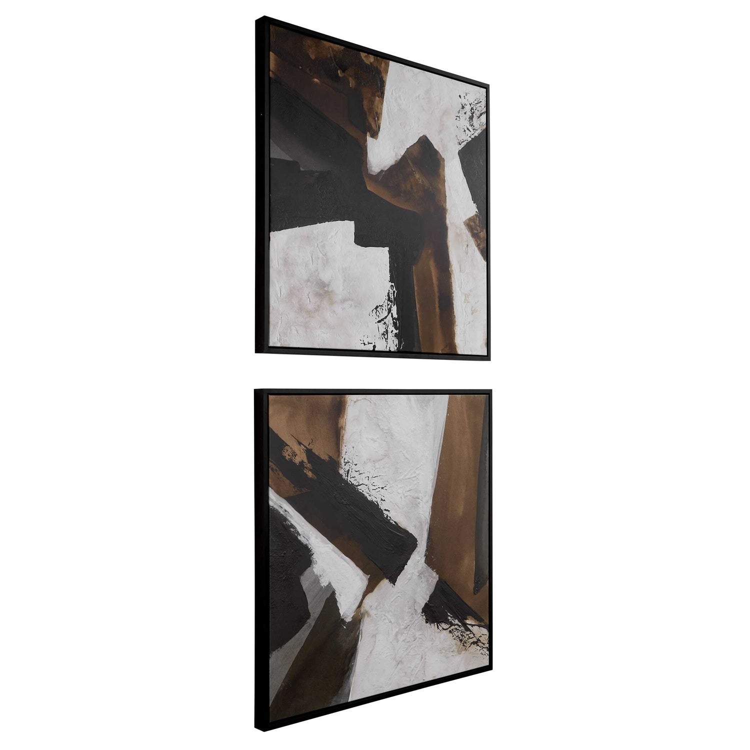 UTTERMOST Tactile Inspiration Framed Abstract Art Set Of 2 - Art