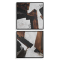 UTTERMOST Tactile Inspiration Framed Abstract Art Set Of 2 - Art
