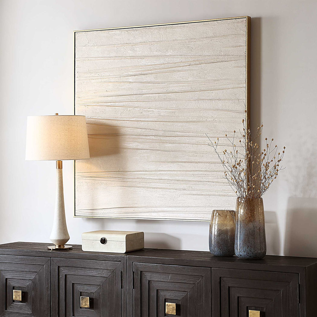 UTTERMOST Walking The Line Minimalist Canvas Art - Art