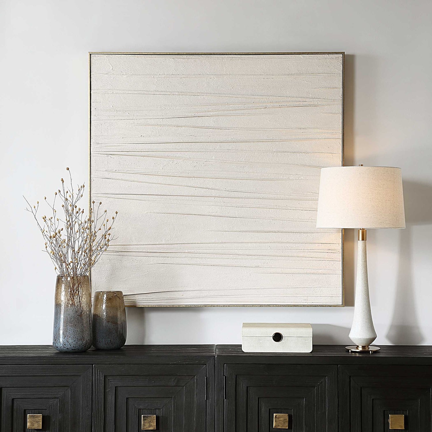 UTTERMOST WALKING THE LINE MINIMALIST CANVAS ART - Art