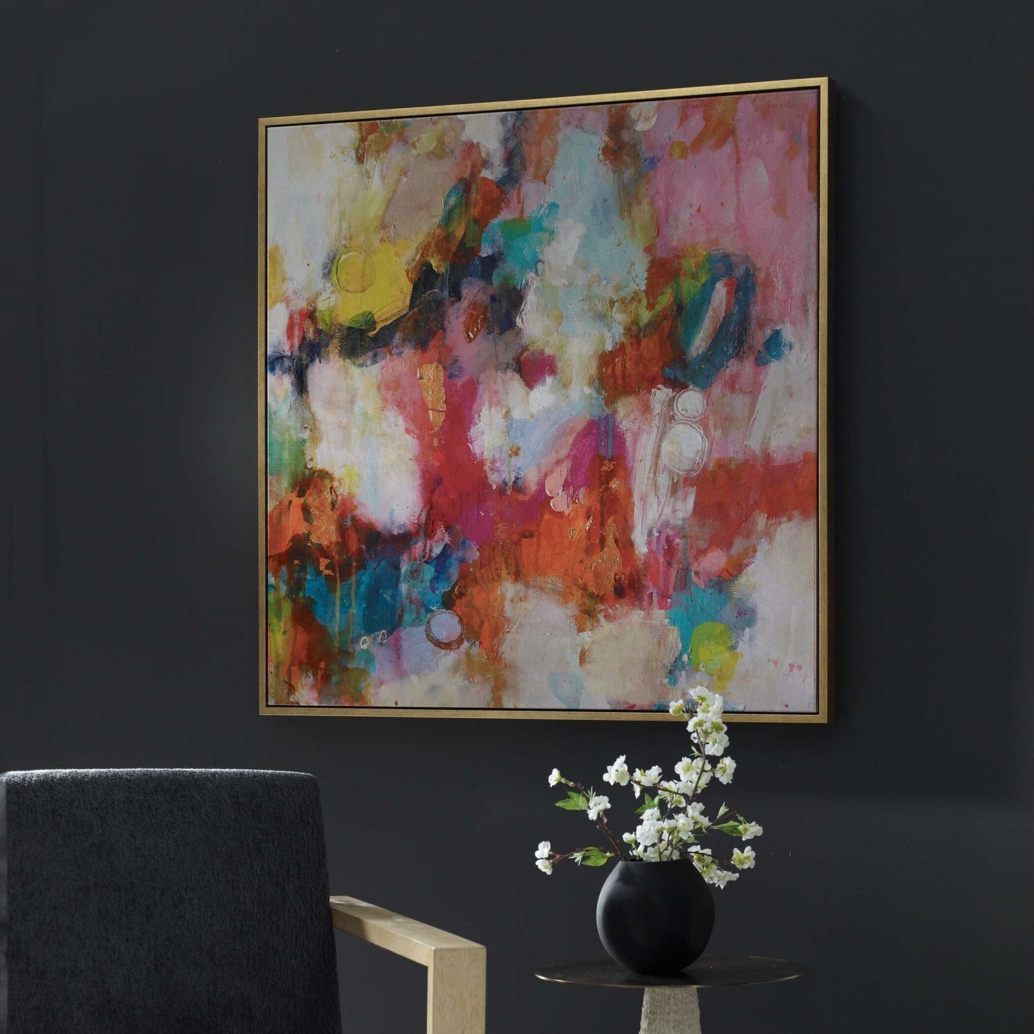 UTTERMOST A Colorful Mindset Framed Abstract Art - Art