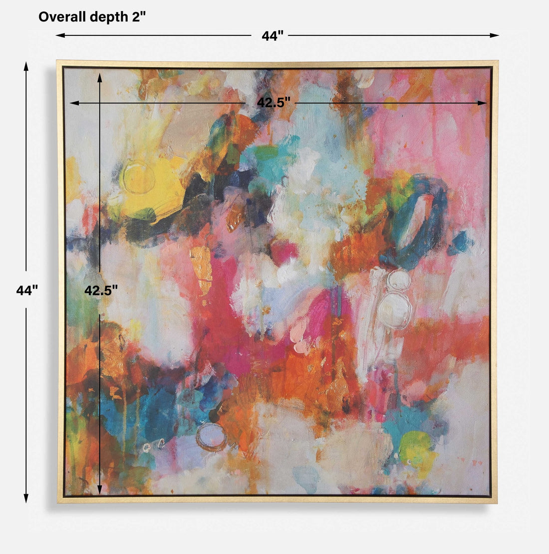 UTTERMOST A COLORFUL MINDSET FRAMED ABSTRACT ART - Art