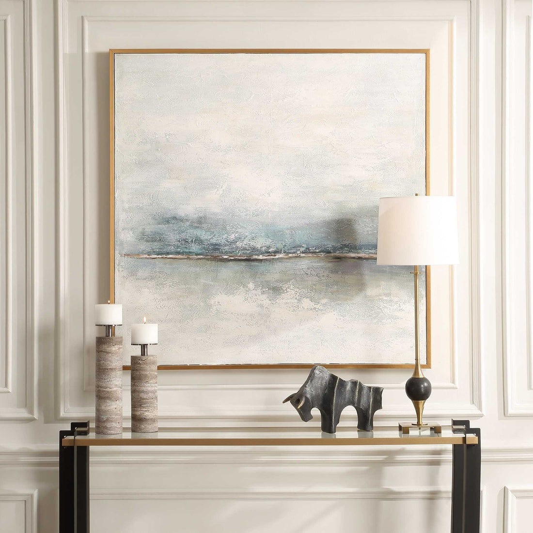 UTTERMOST Foggy Morning Abstract Art - Art