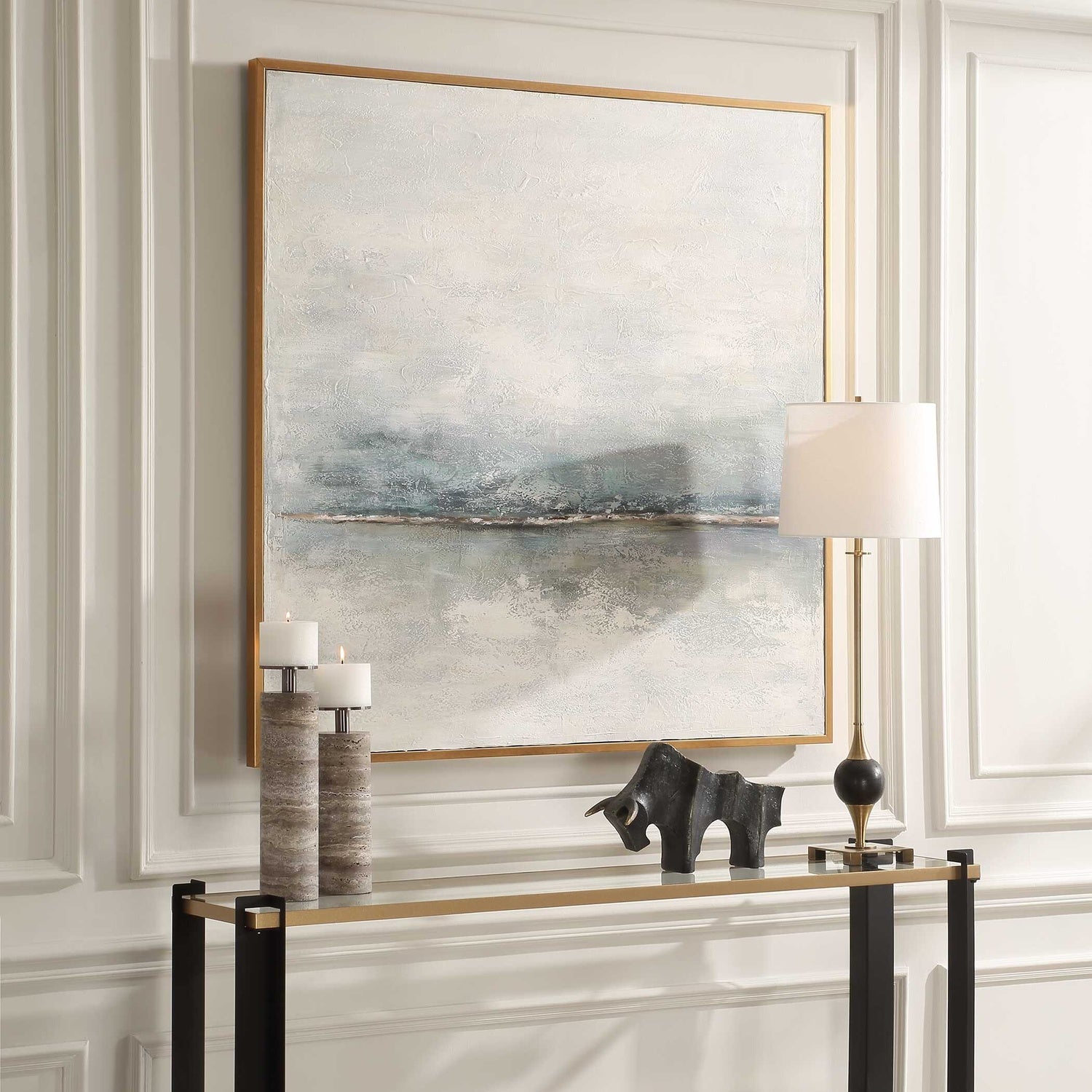 UTTERMOST Foggy Morning Abstract Art - Art