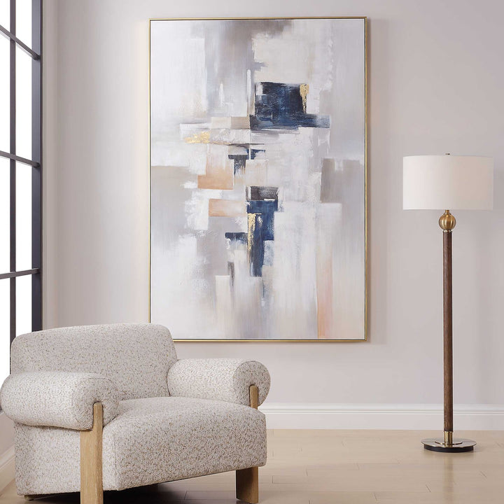 UTTERMOST WATERFRONT GEOMETRIC ABSTRACT ART - Art