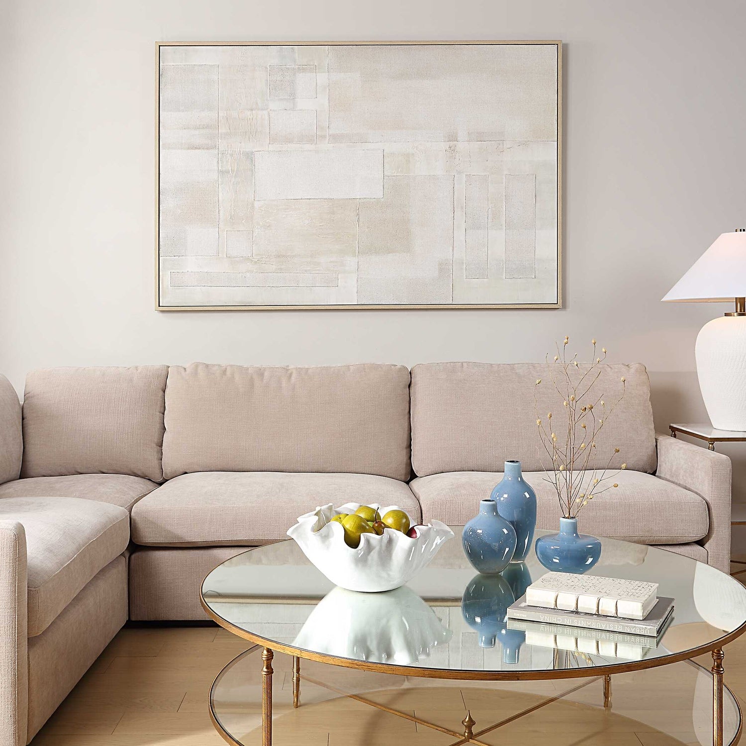 UTTERMOST Erase Canvas Abstract Art - Art