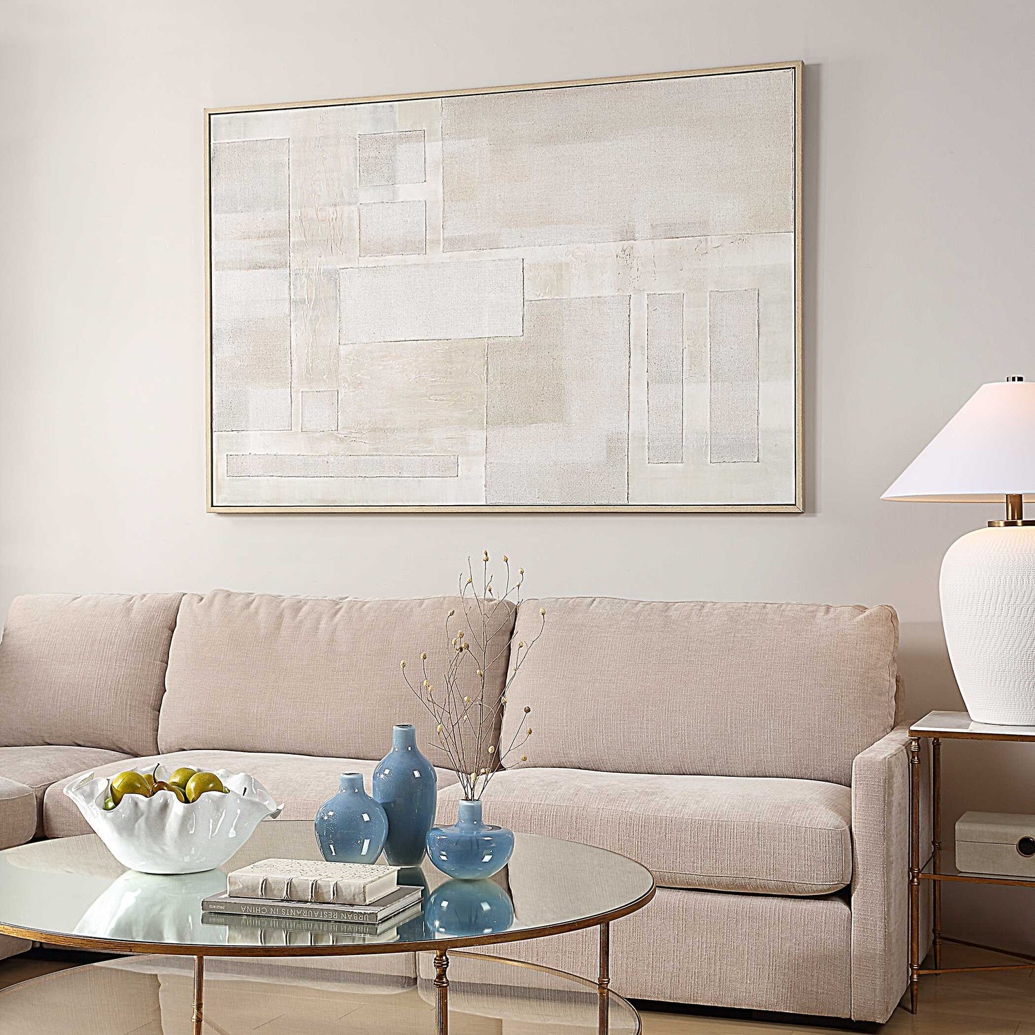 UTTERMOST ERASE CANVAS ABSTRACT ART - Art