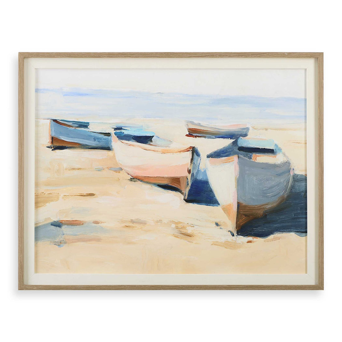 UTTERMOST Beached Boats Framed Print - Art