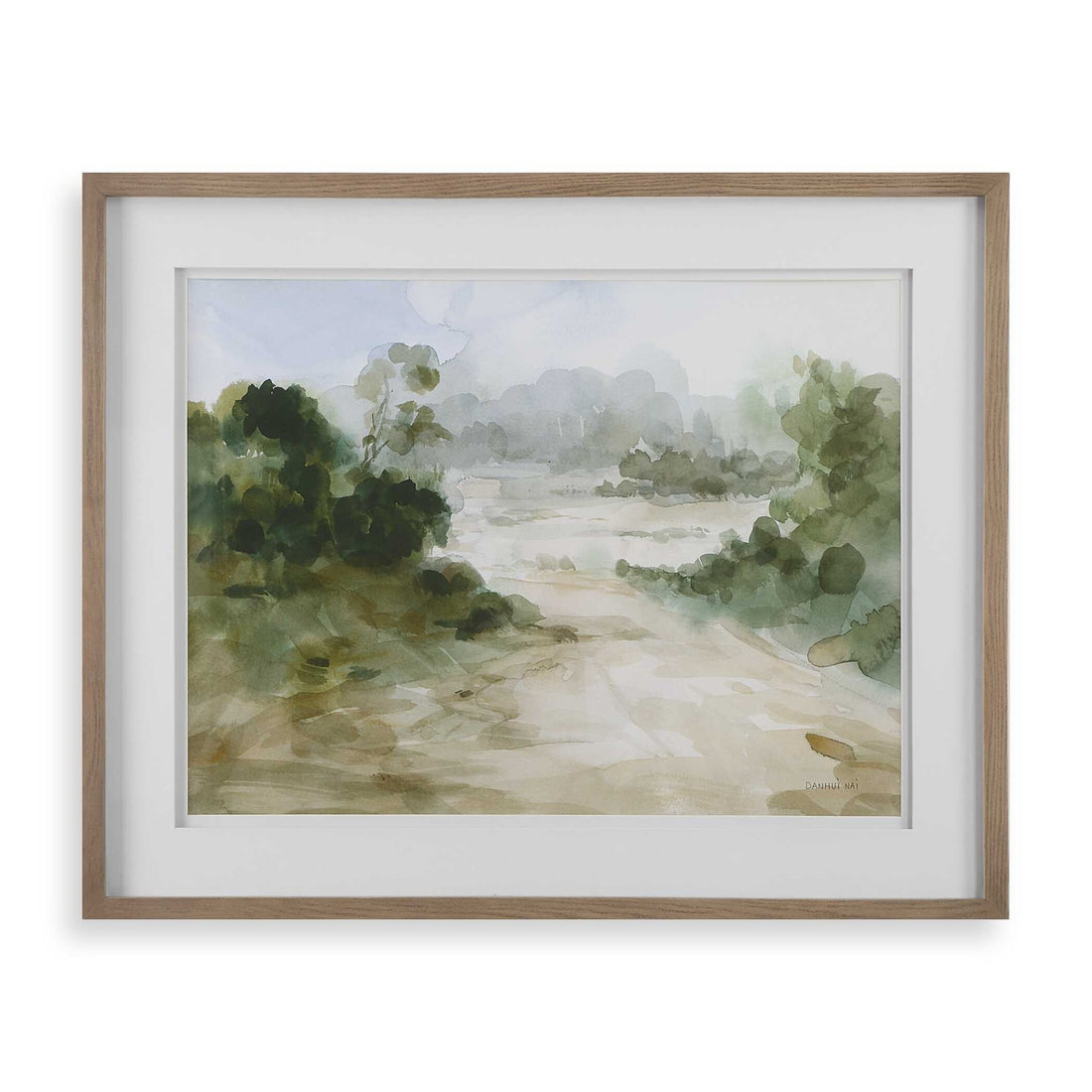 UTTERMOST Verdant Watercolor Landscape Print - Art