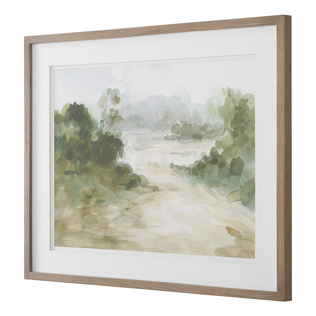 UTTERMOST Verdant Watercolor Landscape Print - Art