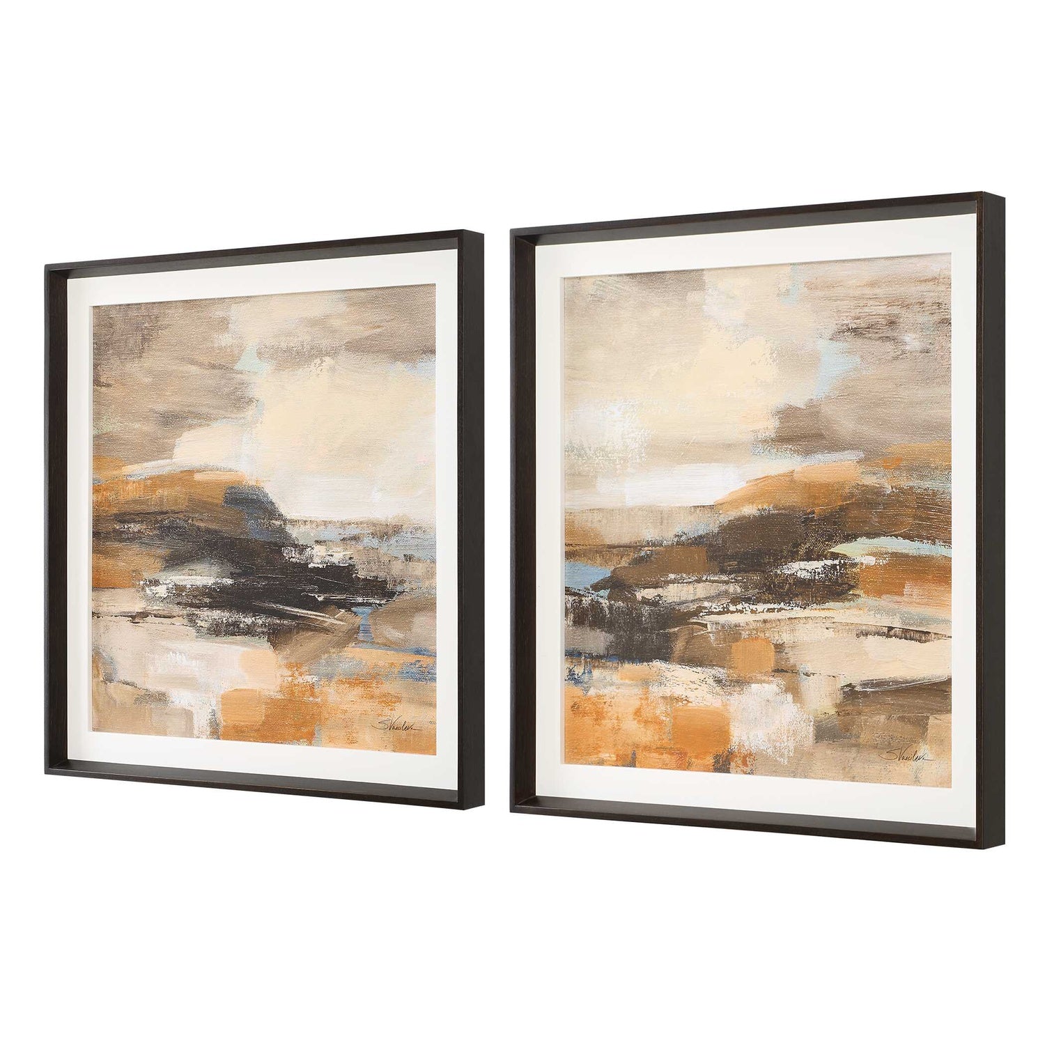 UTTERMOST Cinnamon Shore Framed Prints Set Of 2 - Art