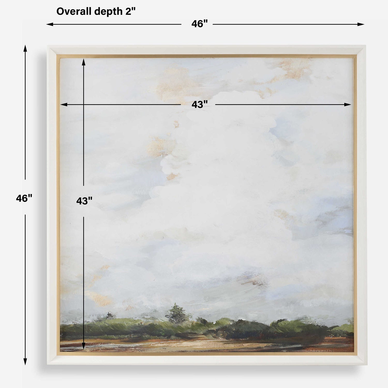UTTERMOST WHISPERING CLOUDSCAPES LANDSCAPE PRINT - Art