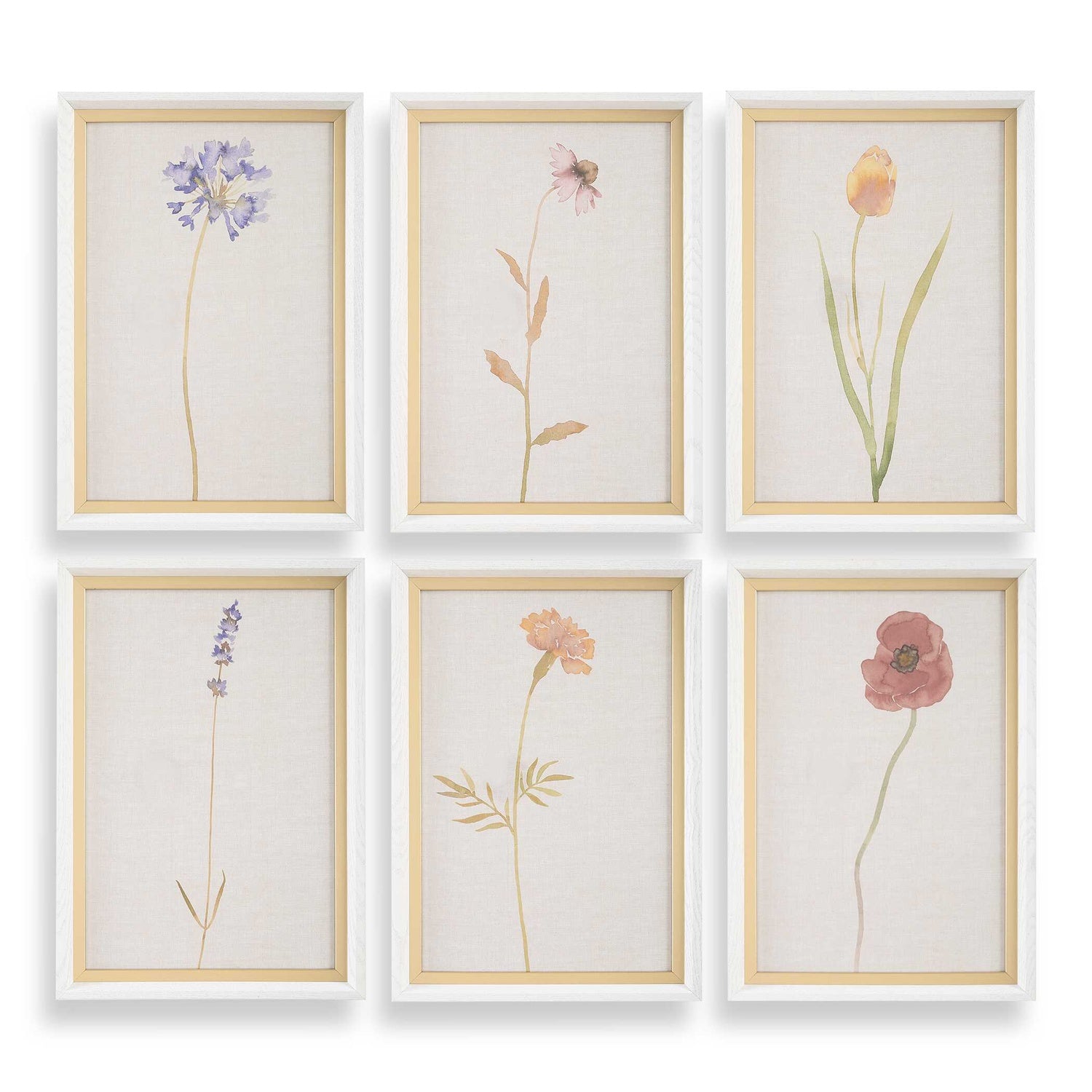 UTTERMOST WILD FLOURISH FRAMED FLORAL PRINTS - Art