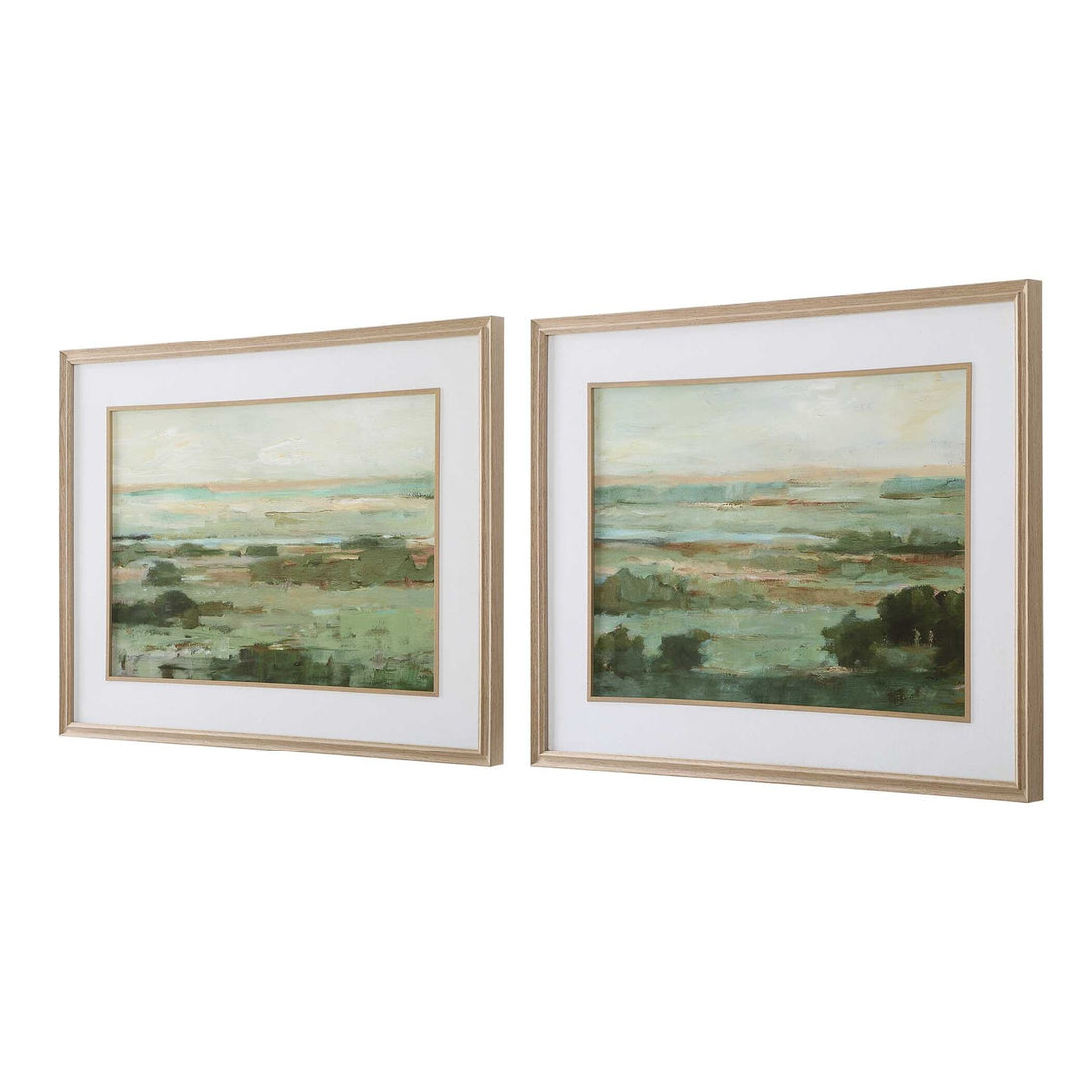 UTTERMOST Warm Valley Framed Prints Set Of 2 - Art