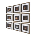 UTTERMOST Resting Bunny Framed Prints Set Of 9 - Art