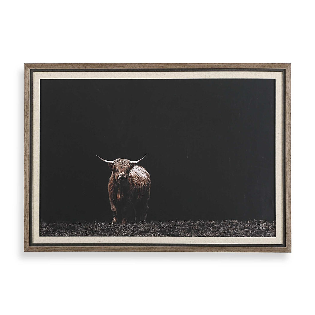 UTTERMOST King Of The Hill Framed Bovine Print - Art