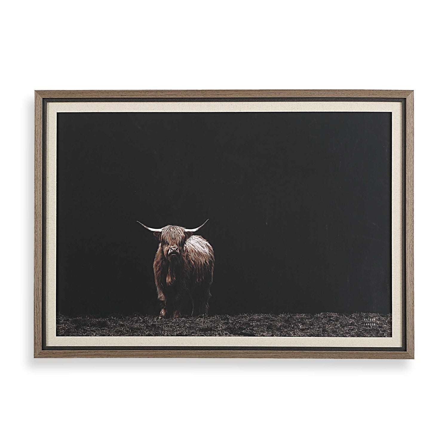 UTTERMOST King Of The Hill Framed Bovine Print - Art