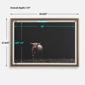 UTTERMOST King Of The Hill Framed Bovine Print - Art