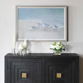 UTTERMOST TRANQUIL SHOREBIRDS ON THE SAND FRAMED PRINT - Art